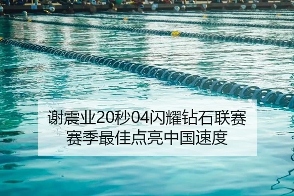 谢震业20秒04闪耀钻石联赛 赛季最佳点亮中国速度